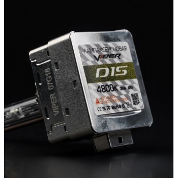 Ксеноновая лампа D1S 4800K (+80%) 35W VIPER (Корея)